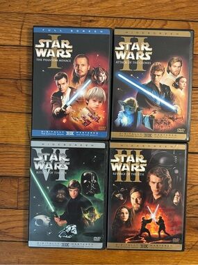 Star Wars DVD Box Set - Black and Multicolor Covers